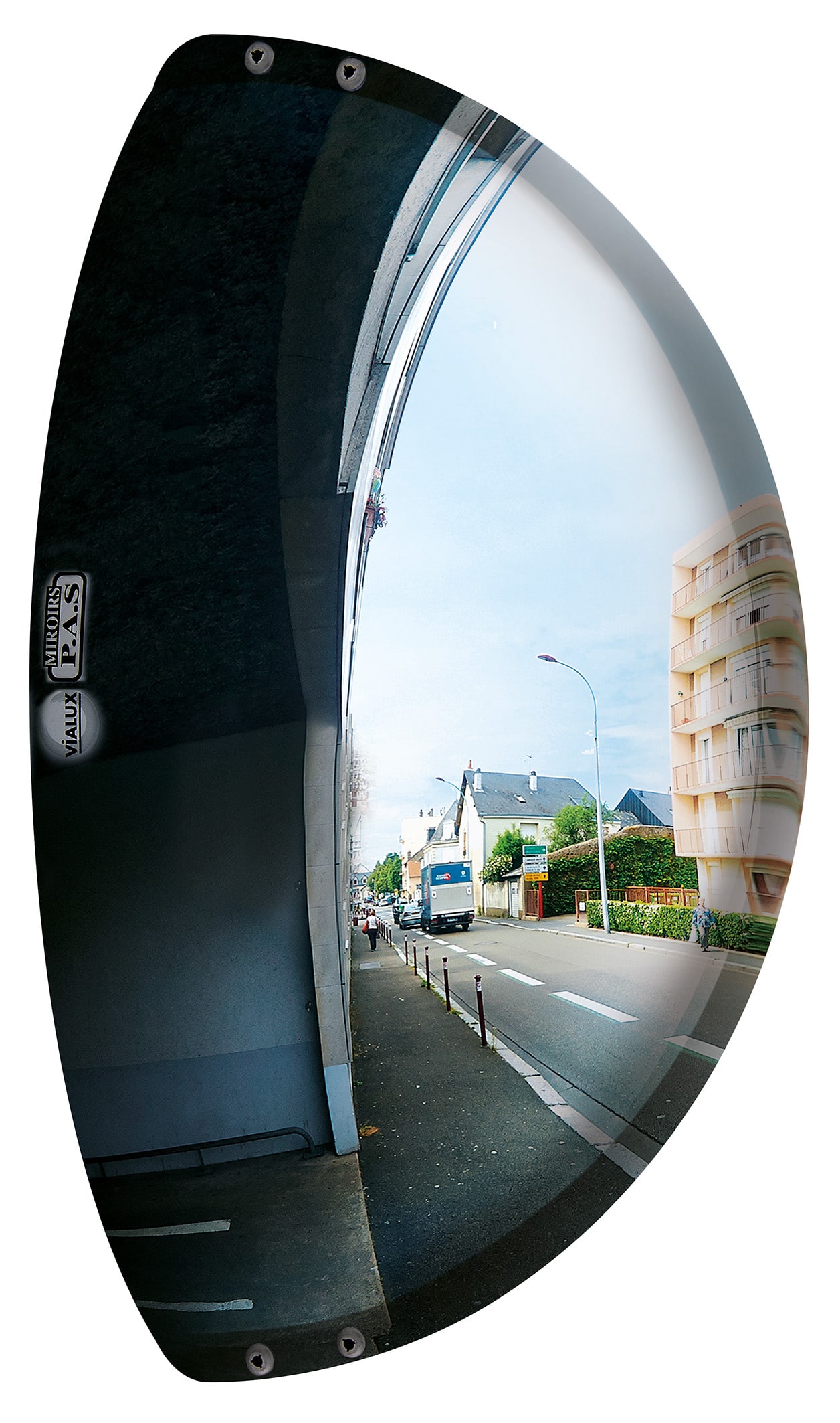 Miroir intérieur et extérieur Visiom en P.A.S. incassable diamètre 40 cm -  Miroirs de sécurité